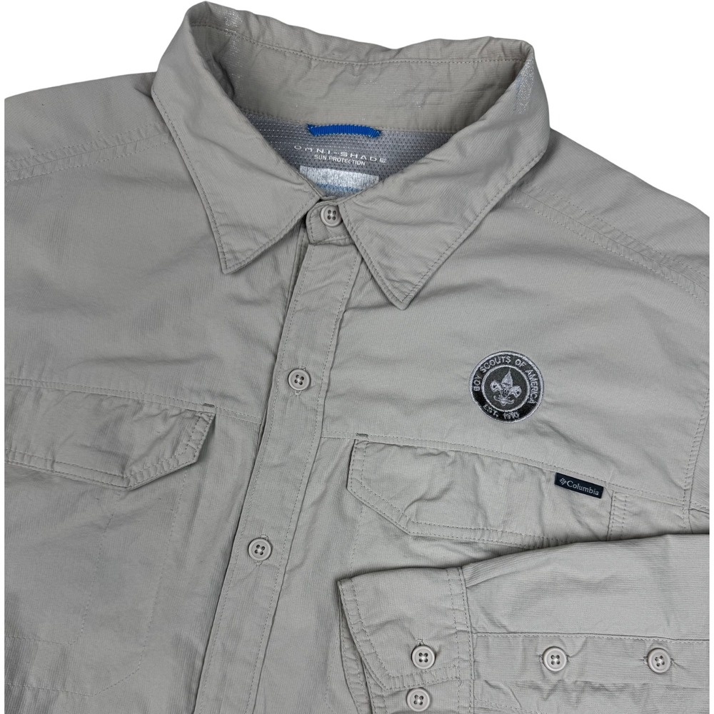Columbia Boy Scouts of America Shirt Mens‎ XL Vented 2-PC Bundle Omni-Shade READ